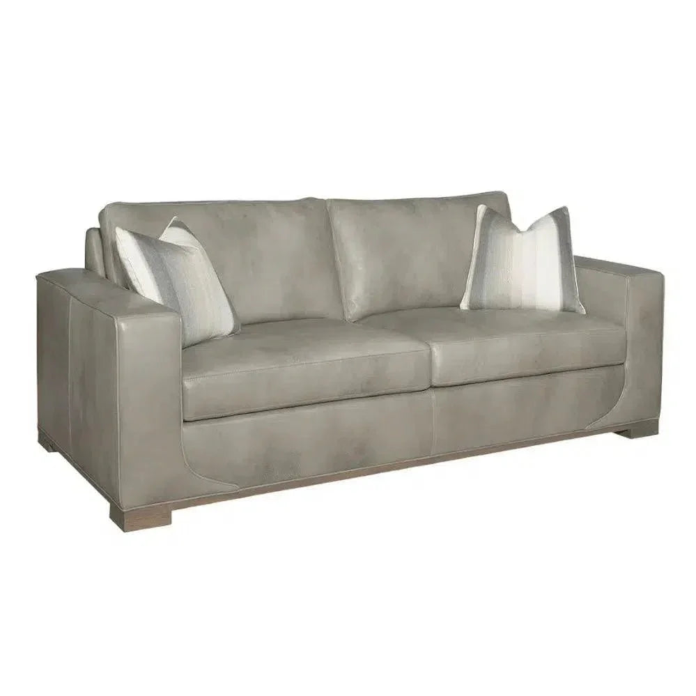Fairview Custom Leather Sofa - Made to Order the USA