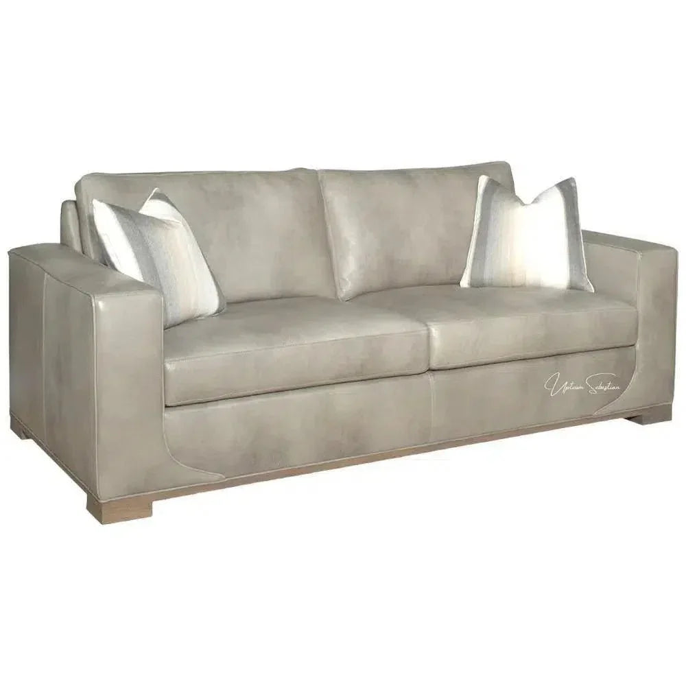 Fairview Custom Leather Sofa - Made to Order the USA