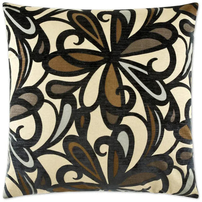 Fanfare Navy Blue Throw Pillow With Insert