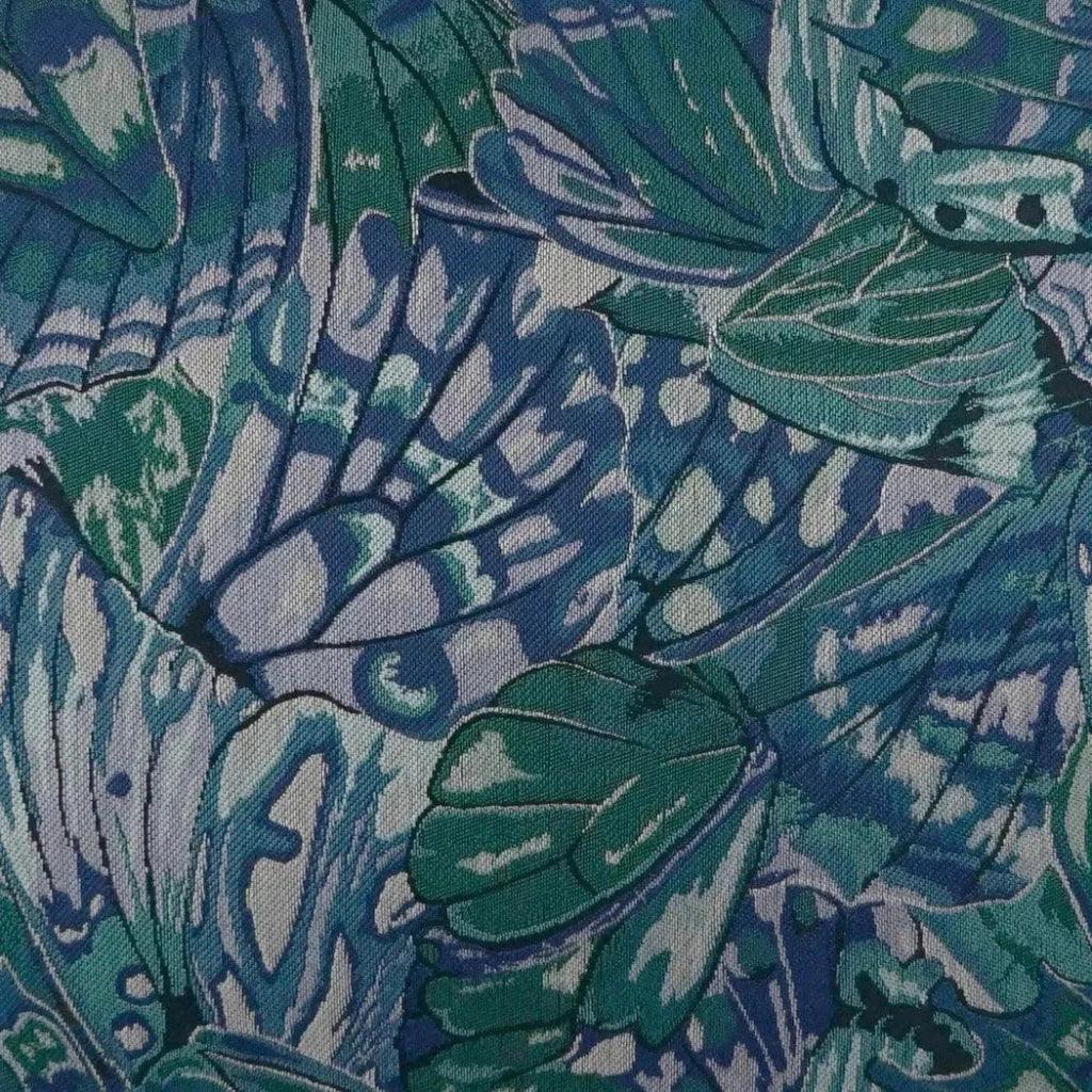 Farfalla Abstract Blue Large Throw Pillow Insert