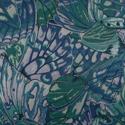 Farfalla Abstract Blue Large Throw Pillow Insert