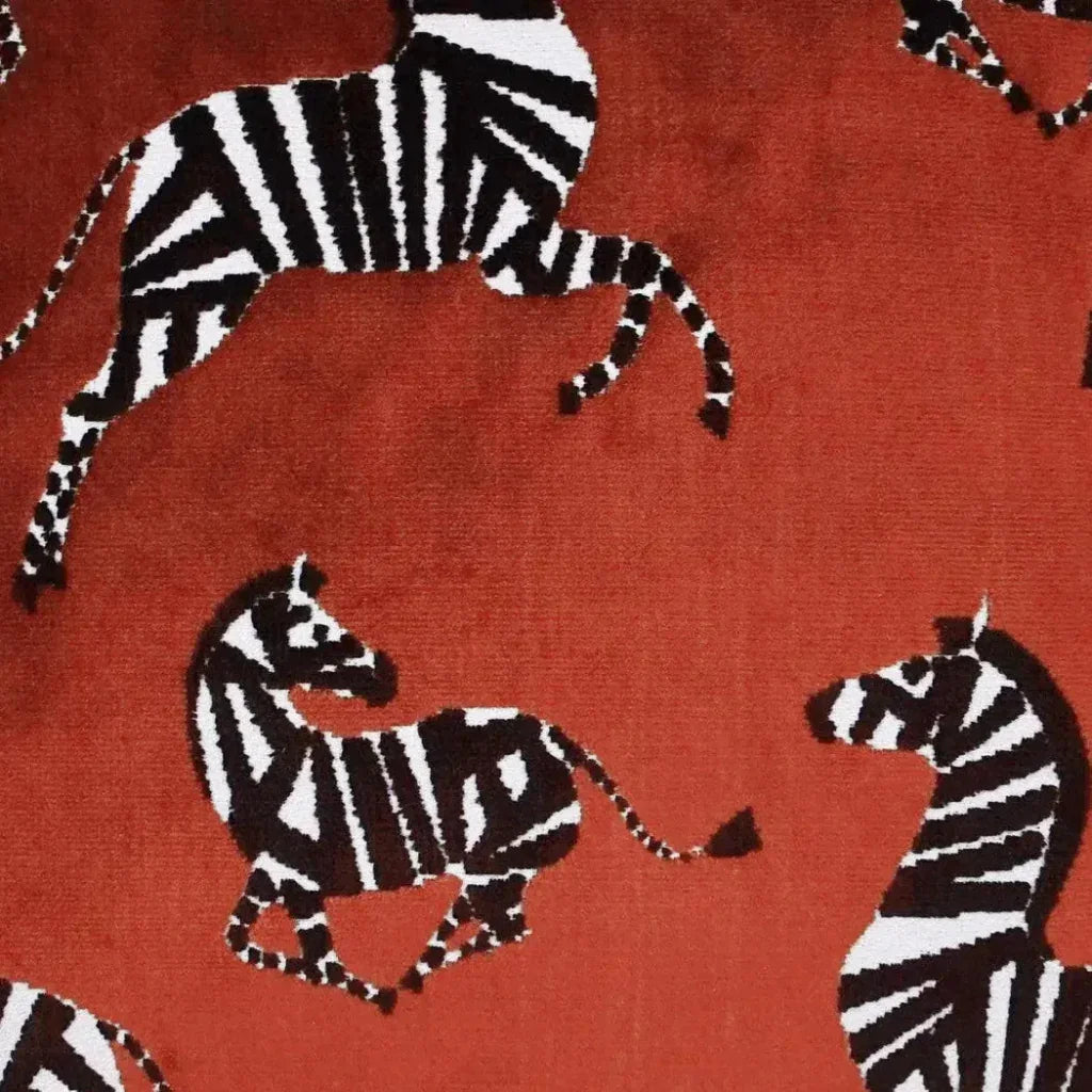 Farlowe Garnet Animal Red Large Throw Pillow Insert