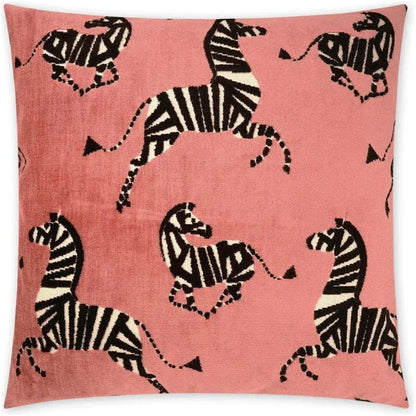 Farlowe Rose Animal Blush Large Throw Pillow Insert