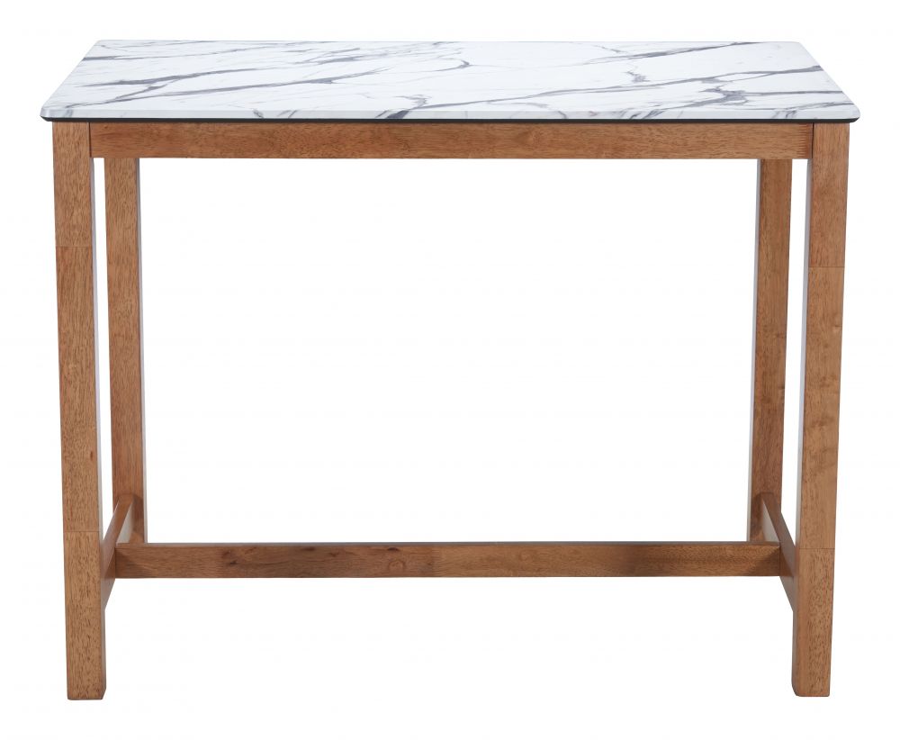Fein Wooden Rectangular Counter Table