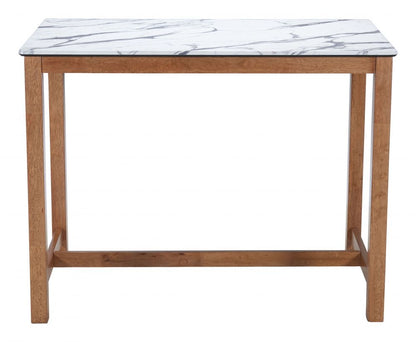 Fein Wooden Rectangular Counter Table