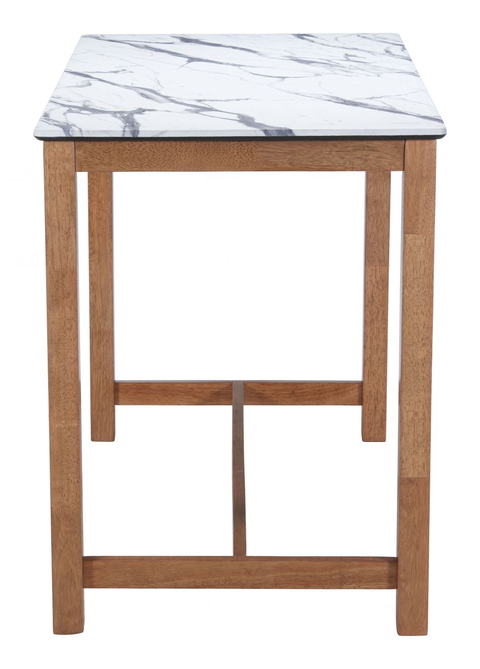 Fein Wooden Rectangular Counter Table