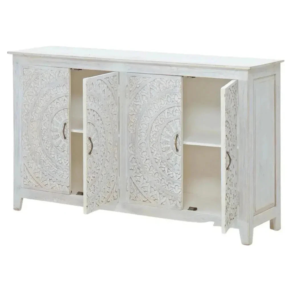 Feyloren Four Doors Wood Sideboard