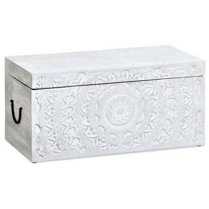 Feyloren Rectangular White Trunks (Set of 2)