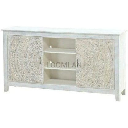 Feyloren White Media Cabinet