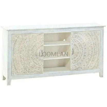 Feyloren White Media Cabinet