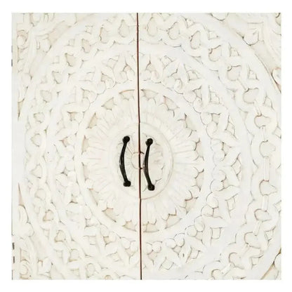 Feyloren Wooden White Media Cabinet