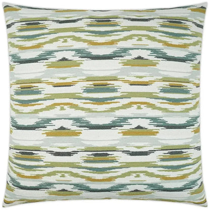 Fiesta Lagoon Green Teal Large Throw Pillow Insert