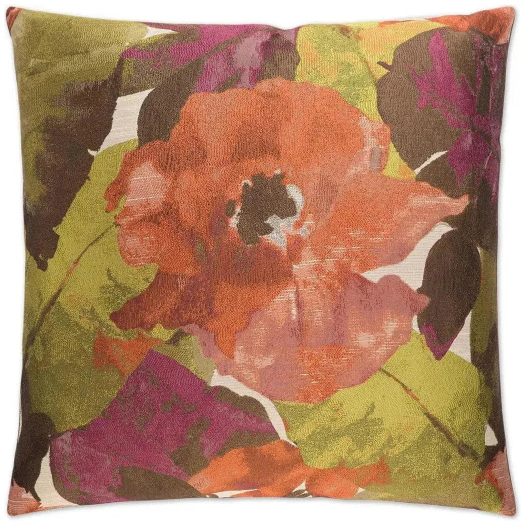 Figi Sunset Red Throw Pillow With Insert