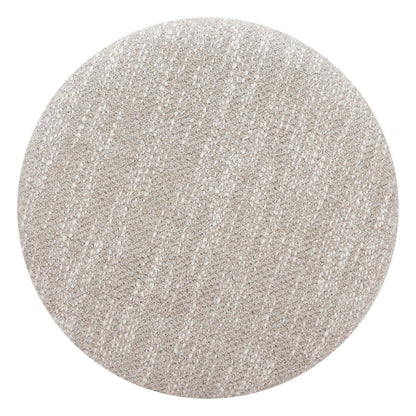 Fije Textured Fabric Storage Ottoman