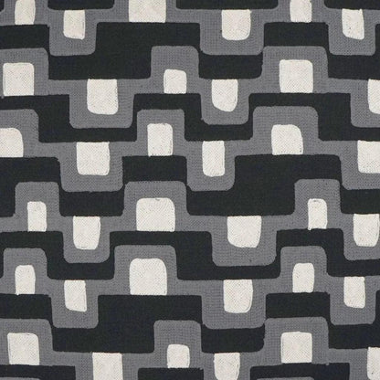 Final Touch Abstract Black Grey Large Throw Pillow