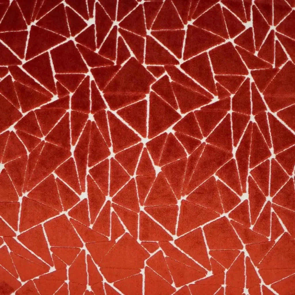 Finale Garnet Abstract Red Large Throw Pillow Insert
