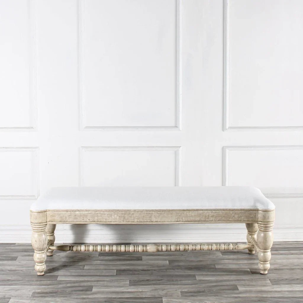Flamenca Fabric Bedroom Bench