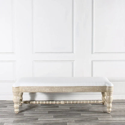 Flamenca Fabric Bedroom Bench