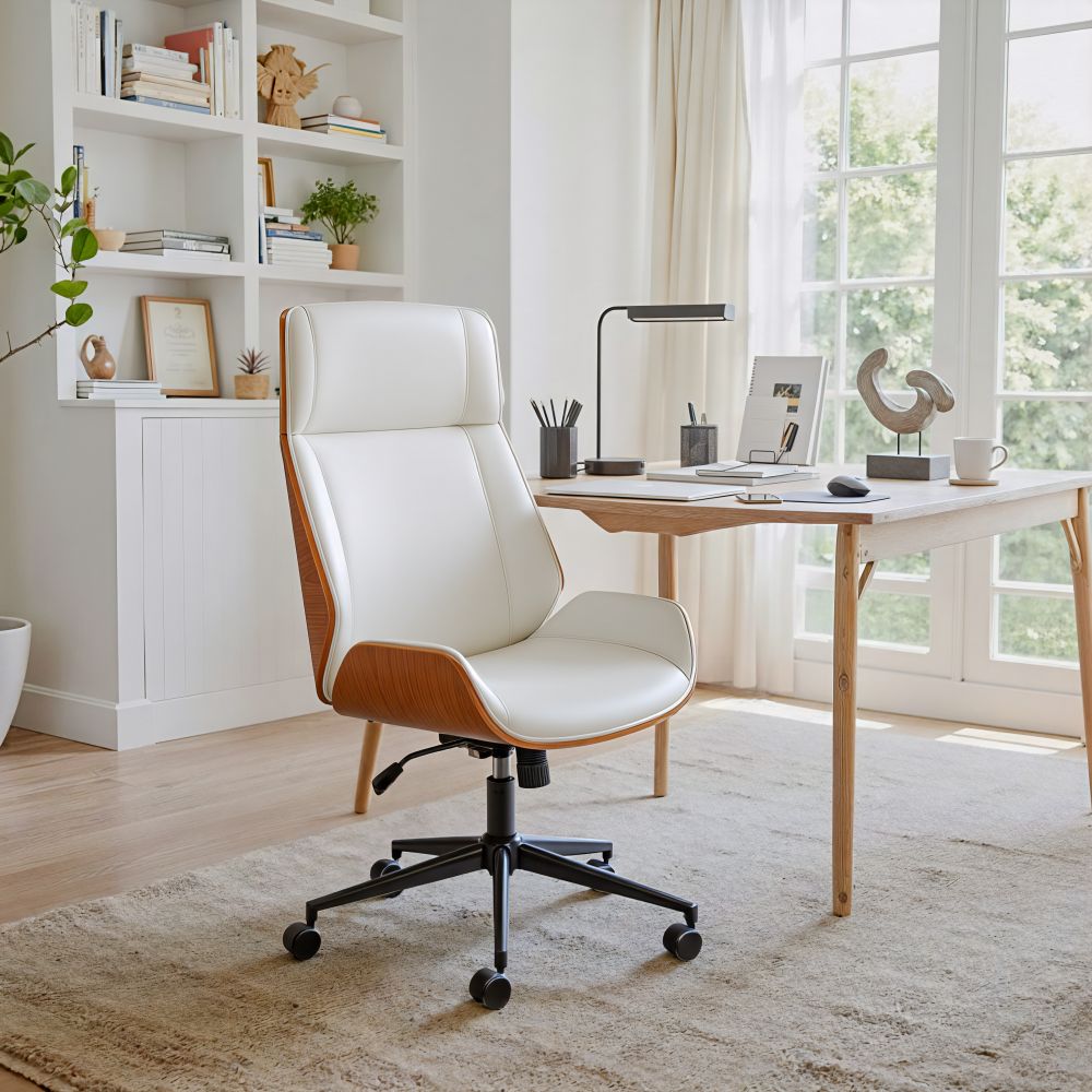 Flex Faux Leather High Back Office Chair