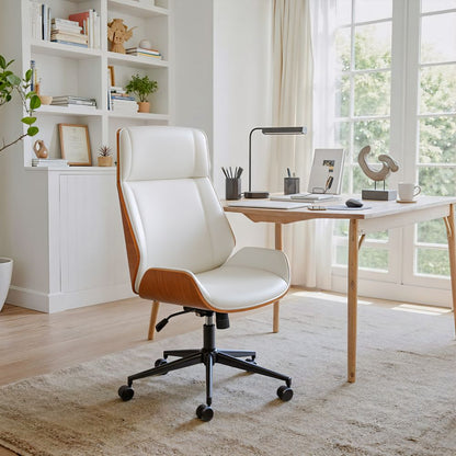 Flex Faux Leather High Back Office Chair