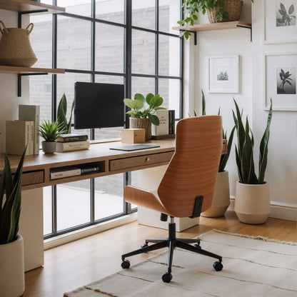 Flex Faux Leather High Back Office Chair