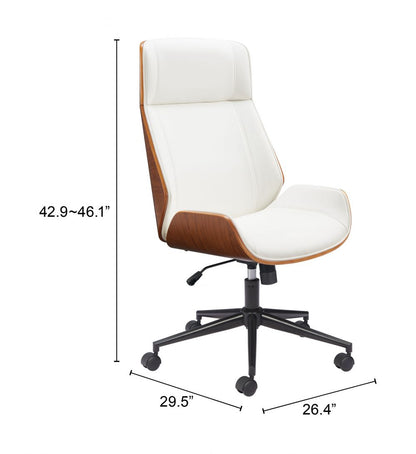 Flex Faux Leather High Back Office Chair