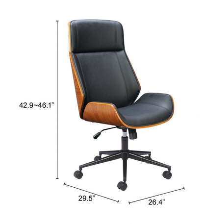 Flex Faux Leather High Back Office Chair