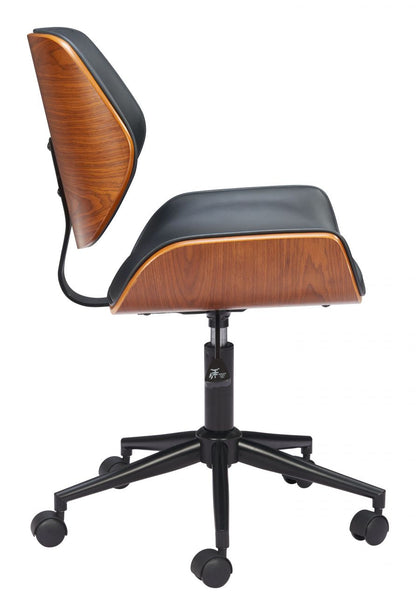 Flex Faux Leather Low Back Office Chair