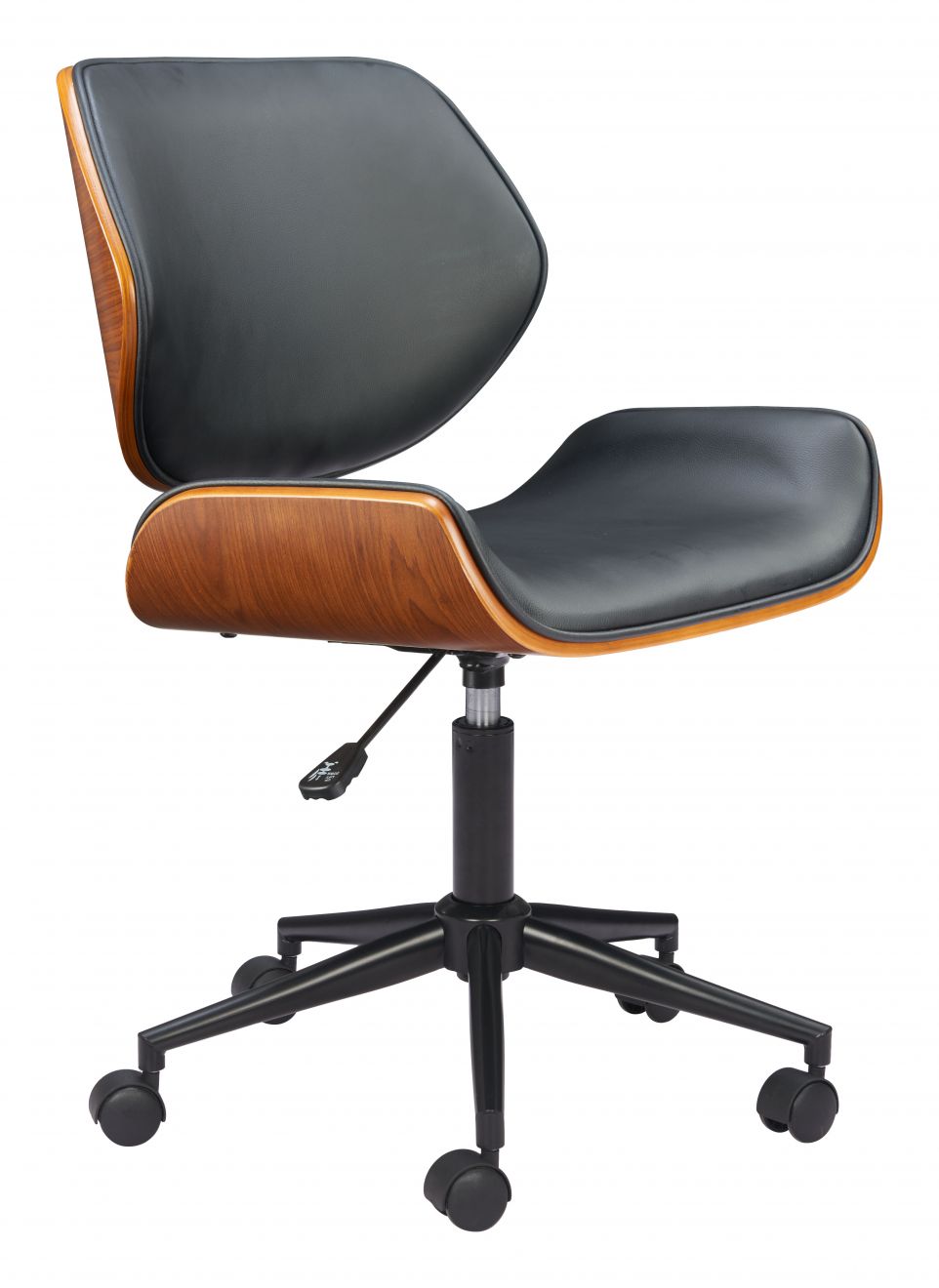Flex Faux Leather Low Back Office Chair