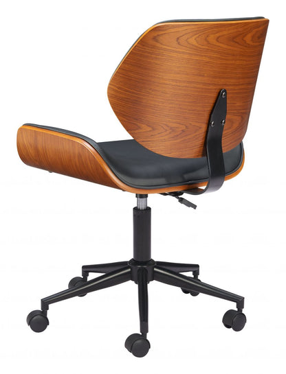 Flex Faux Leather Low Back Office Chair