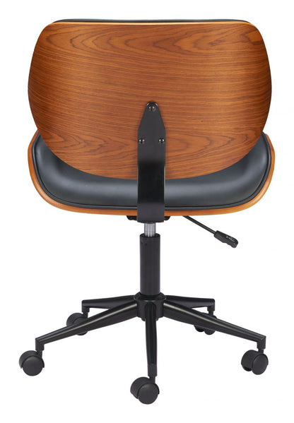 Flex Faux Leather Low Back Office Chair
