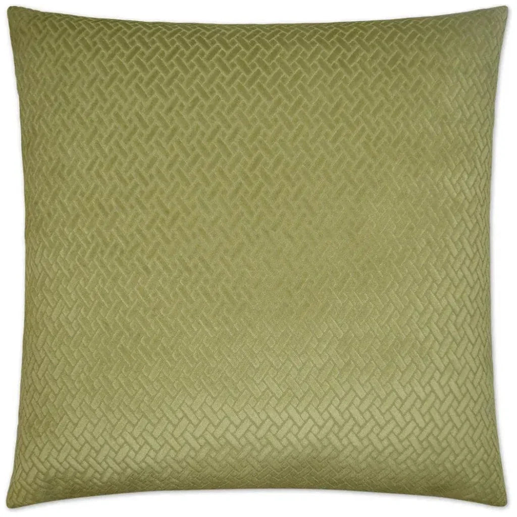 Flex Green Throw Pillow With Insert