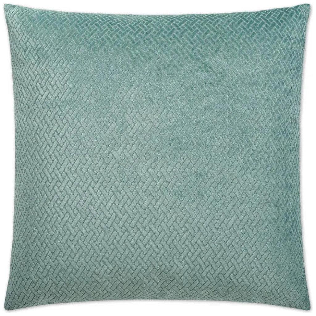 Flex Teal Throw Pillow With Insert