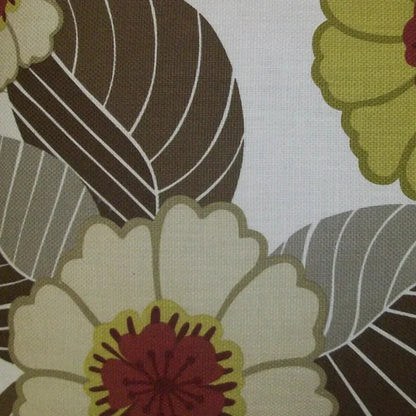 Flower Power Chartreuse Multi Color Throw Pillow Insert