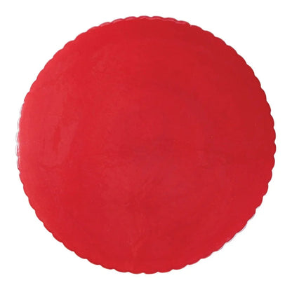 Flute Ceramic Round Patio Accent Table