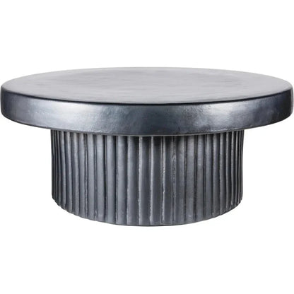Flute Coffee Table - Grey Outdoor Coffee Table