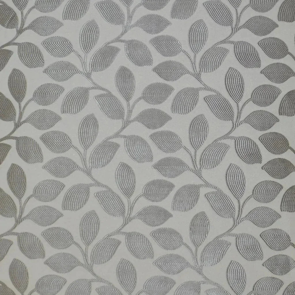 Foliage Platinum Throw Pillow With Insert