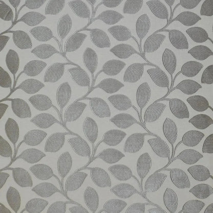 Foliage Platinum Throw Pillow With Insert