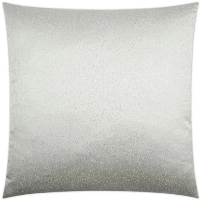 Folly Crystal Glam Solid Silver Large Throw Pillow