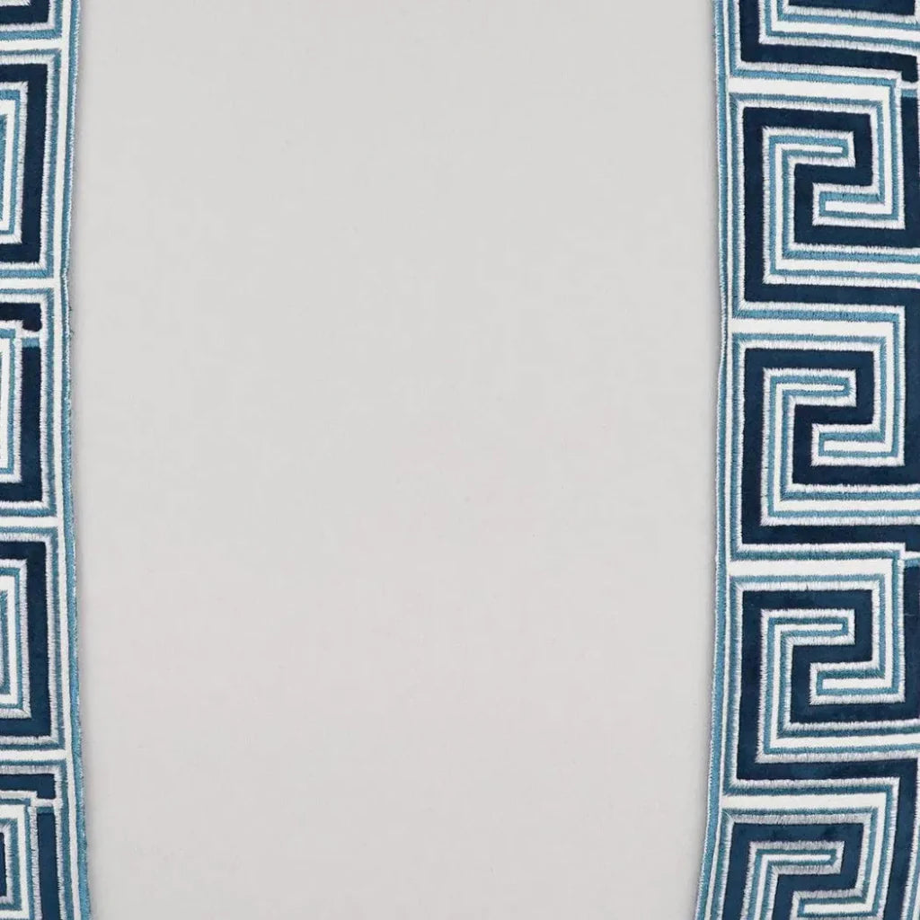 Fontanelle Blue Throw Pillow With Insert