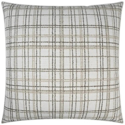 Foothills Ash Grey Throw Pillow With Insert
