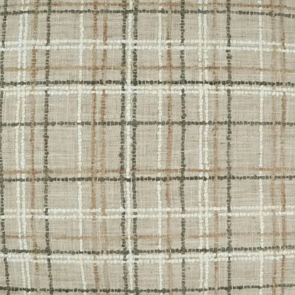 Foothills Plaid Check Taupe Large Throw Pillow Insert