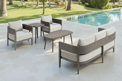 Foret Olefin Fabric Outdoor Armchair