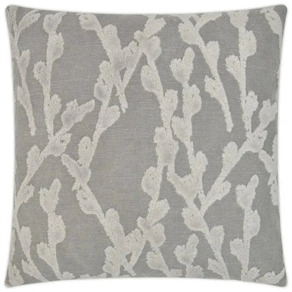 Fortuna Steam Grey Throw Pillow With Insert