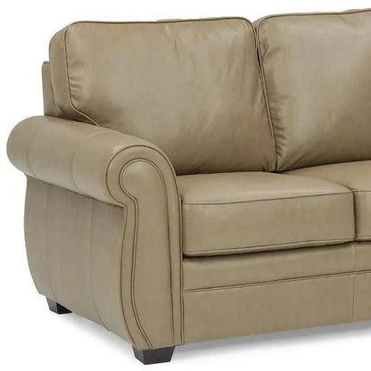 Franklin Symmetrical Leather Sectional Made to Order