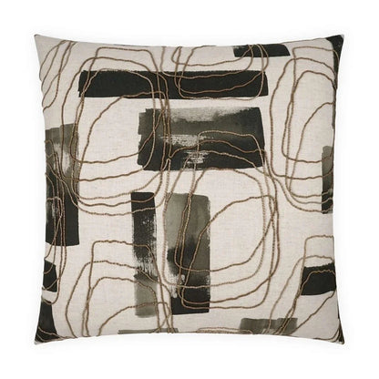 Freeform Handmade Cotton Throw Pillow