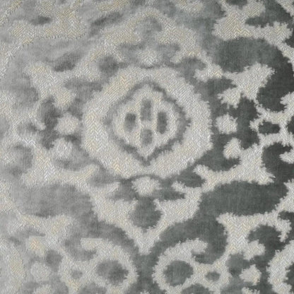 Fretwork Grey Throw Pillow With Insert