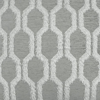 Fringed Platinum Grey Throw Pillow Insert