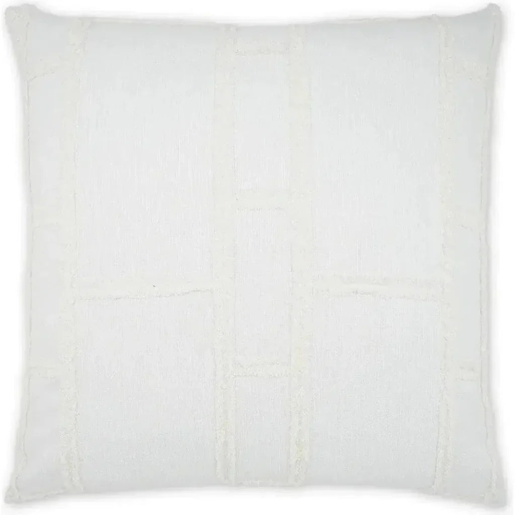 Fringeworthy Beach White Large Throw Pillow Insert