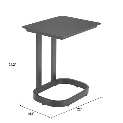 Friss Aluminum Rectangular End Table